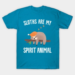 Sloths Are My Spirit Animal T-Shirt